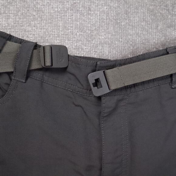 The North Face Cargo Snap Belt Regular Large Dark Gray Hiking Shorts - Picture 8 of 10